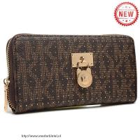 michael kors hamilton continental groot koffie portefeuilles Store Enschede 6m54g398